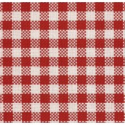 Colonia Red Chicken Scratch Fabric